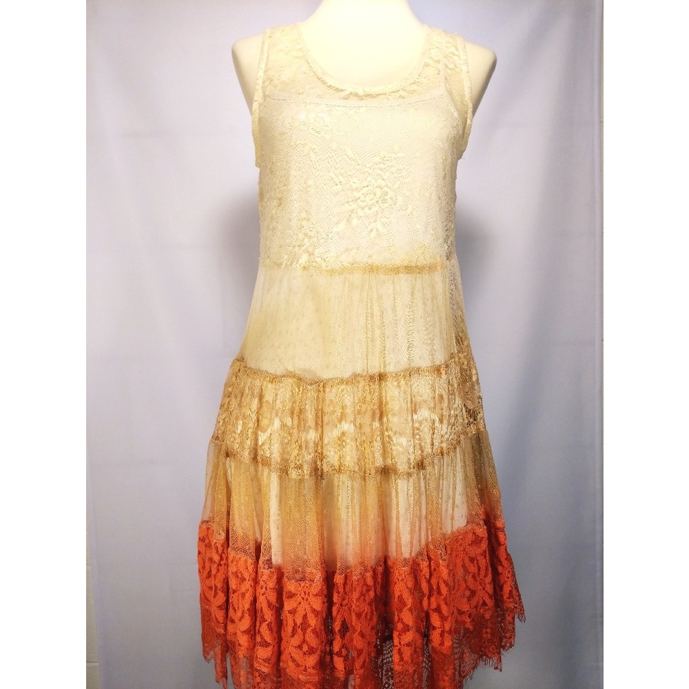 Ombre lace BoHo slip dress NWT